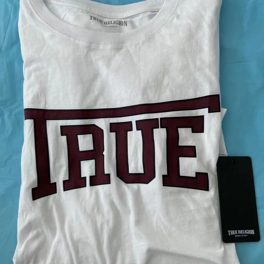 Men’s True Religion Classic True Logo Crew Neck Tee Size XXL